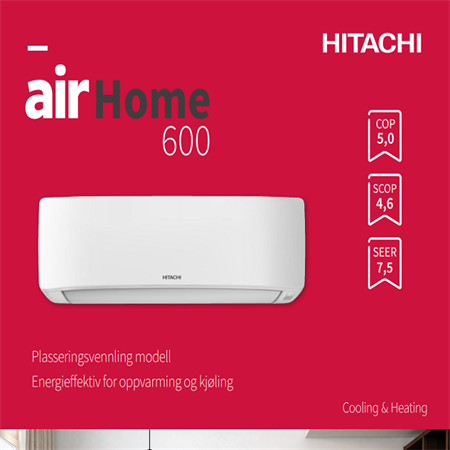 Hitachi AirHome 600 4s A4 brosjyre